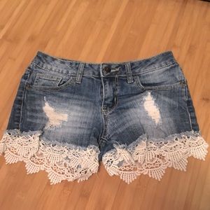 Jean shorts